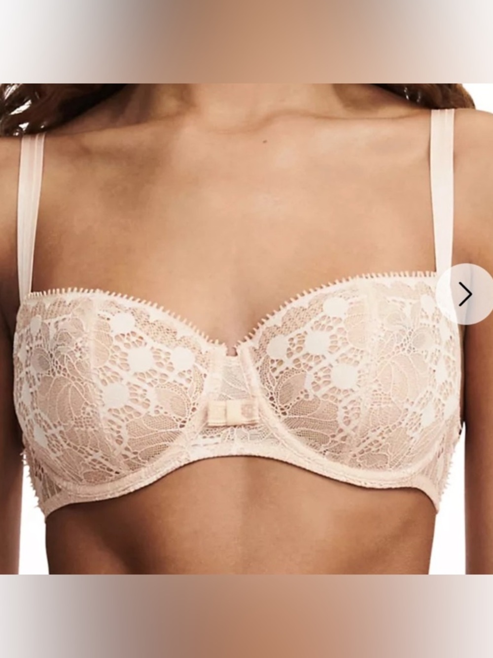 Chantelle Day to Night Lace Unlined Demi Bra